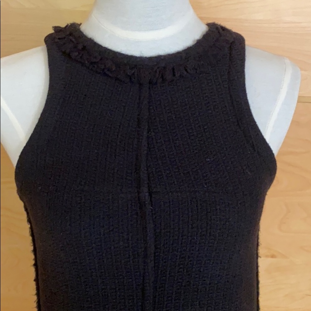 CHANEL sleeveless DRESS w/CC logo XS/4 US-36 Franc - Picture 2 of 12